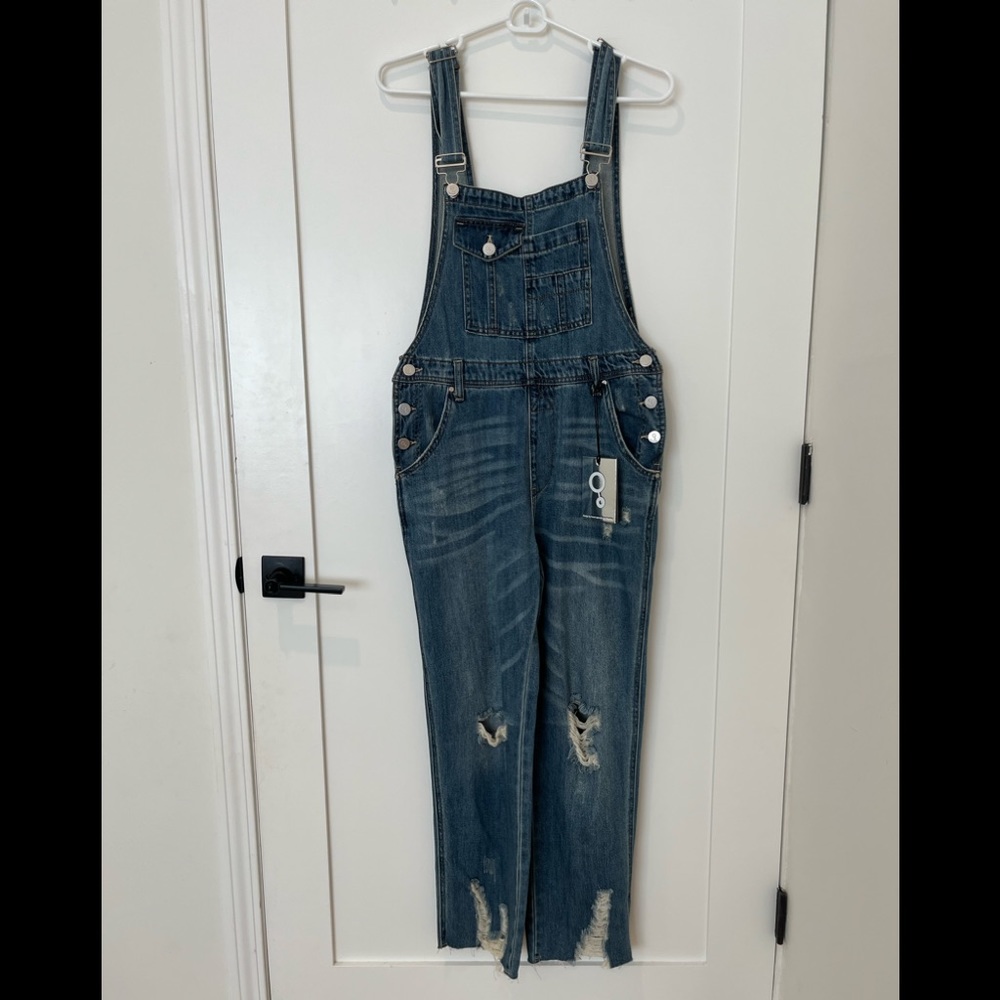 Inseam One, slim-Straight overalls in size small. NWT!